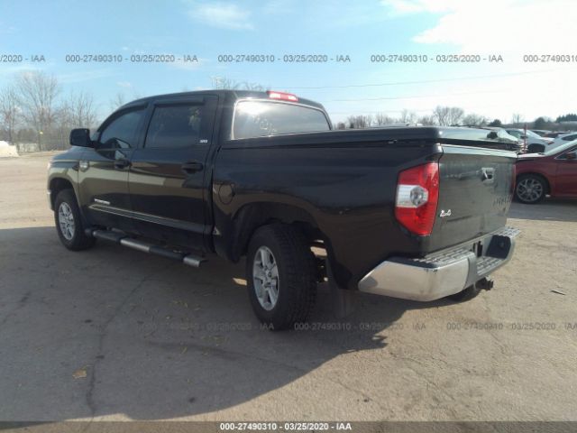 5TFDW5F10EX330281 - 2014 TOYOTA TUNDRA CREWMAX SR5 Black photo 3