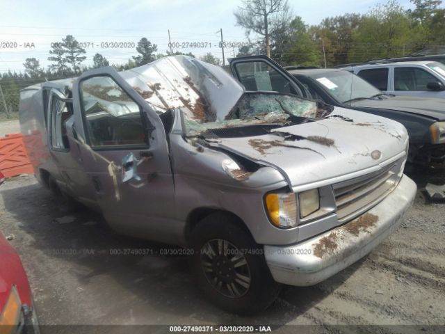 1FTDE14Y9NHA43804 - 1992 FORD ECONOLINE E150 VAN Silver photo 1