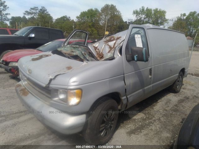 1FTDE14Y9NHA43804 - 1992 FORD ECONOLINE E150 VAN Silver photo 2