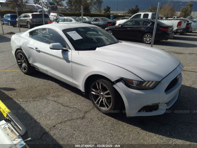1FA6P8TH8G5246612 - 2016 FORD MUSTANG  White photo 1