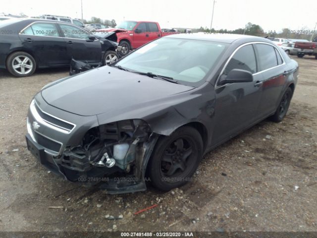 1G1ZA5E06AF287782 - 2010 CHEVROLET MALIBU LS Gray photo 2