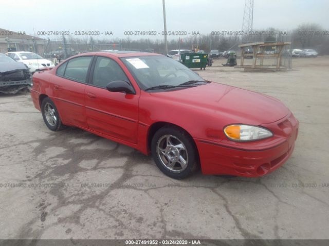 1G2NW52E53C321680 - 2003 PONTIAC GRAND AM GT Red photo 1