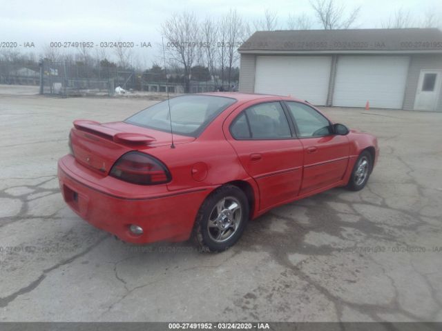 1G2NW52E53C321680 - 2003 PONTIAC GRAND AM GT Red photo 4