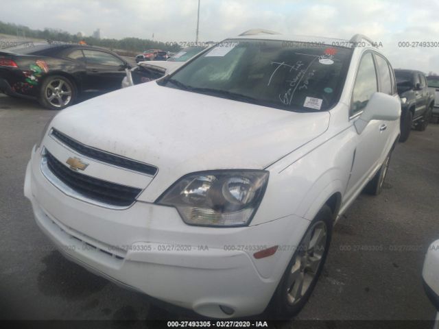 3GNAL4EKXFS530031 - 2015 CHEVROLET CAPTIVA LTZ White photo 2