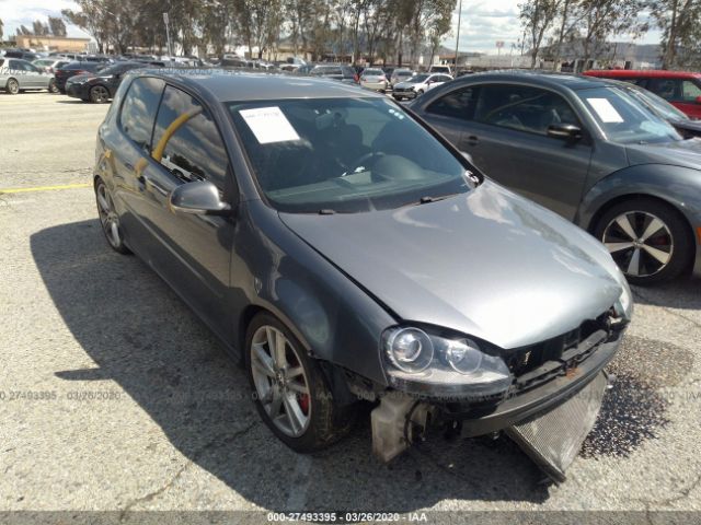 WVWEV71K78W073990 - 2008 VOLKSWAGEN GTI  Gray photo 1