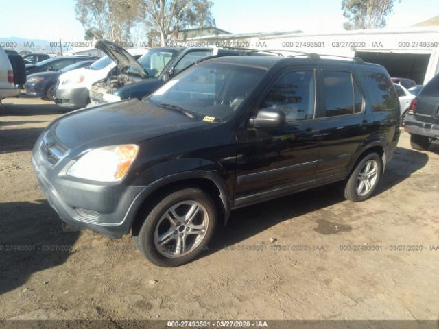 JHLRD684X2C024400 - 2002 HONDA CR-V LX Black photo 2