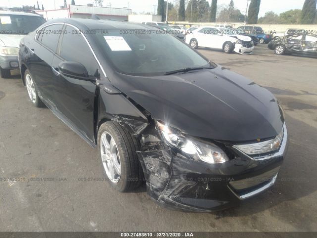 1G1RC6S55JU158802 - 2018 CHEVROLET VOLT LT Black photo 1