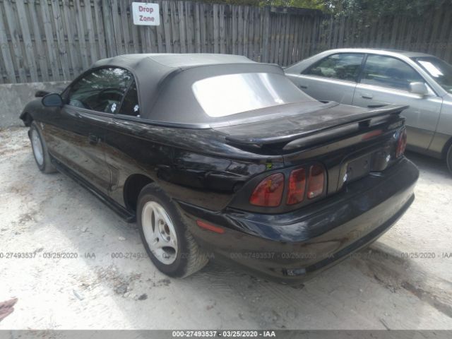 1FALP4448TF181627 - 1996 FORD MUSTANG  Black photo 3