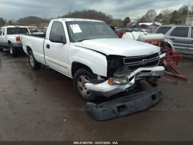 1GCEC14V26E271632 - 2006 CHEVROLET SILVERADO C1500 White photo 1