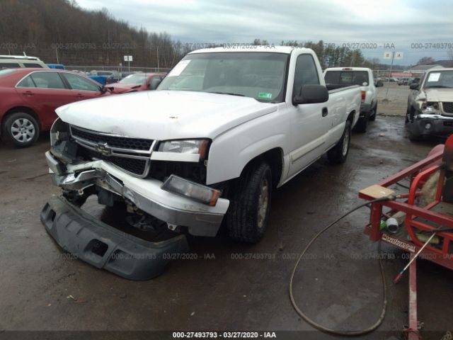 1GCEC14V26E271632 - 2006 CHEVROLET SILVERADO C1500 White photo 2