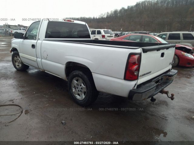 1GCEC14V26E271632 - 2006 CHEVROLET SILVERADO C1500 White photo 3