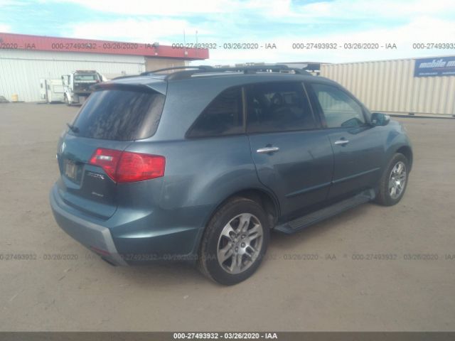 2HNYD28497H540165 - 2007 ACURA MDX TECHNOLOGY Gray photo 4