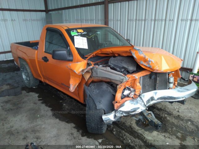 1GTCS148758204879 - 2005 GMC CANYON  Orange photo 1