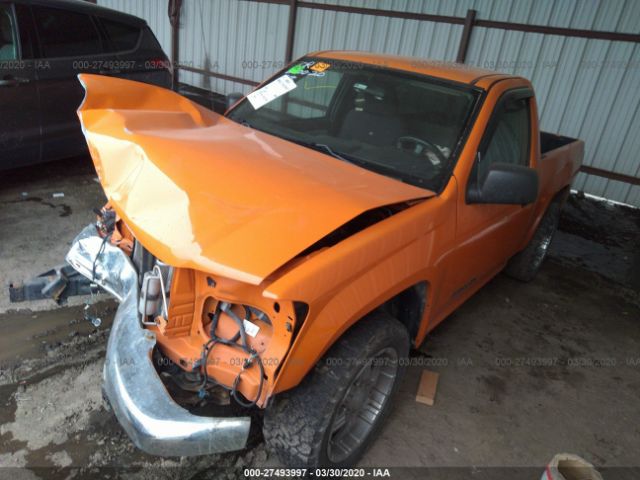 1GTCS148758204879 - 2005 GMC CANYON  Orange photo 2