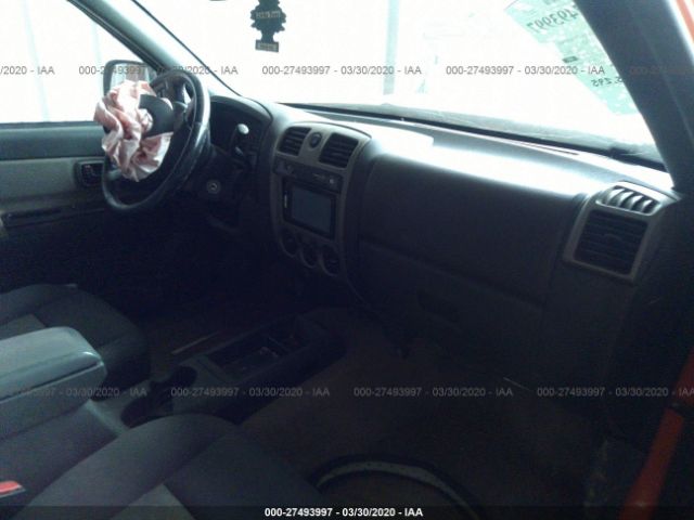 1GTCS148758204879 - 2005 GMC CANYON  Orange photo 5