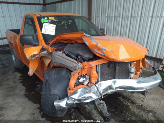 1GTCS148758204879 - 2005 GMC CANYON  Orange photo 6