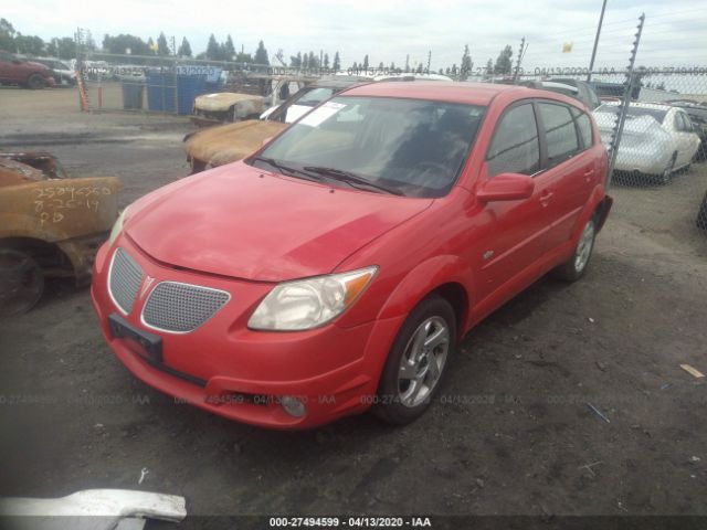 5Y2SL63825Z410693 - 2005 PONTIAC VIBE  Red photo 2