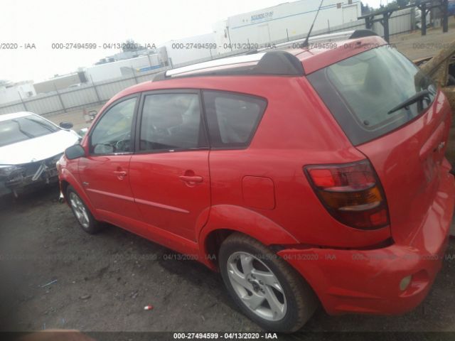 5Y2SL63825Z410693 - 2005 PONTIAC VIBE  Red photo 3