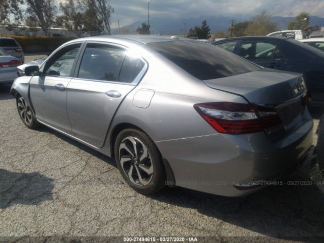 1HGCR2F89HA142852 - 2017 HONDA ACCORD EXL Silver photo 3