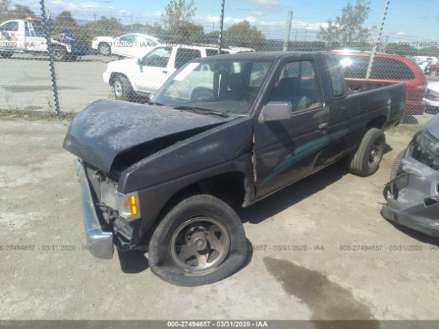 1N6SD16SXSC327595 - 1995 NISSAN TRUCK KING CAB XE Gray photo 2