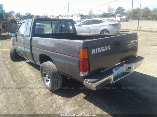 1N6SD16SXSC327595 - 1995 NISSAN TRUCK KING CAB XE Gray photo 3