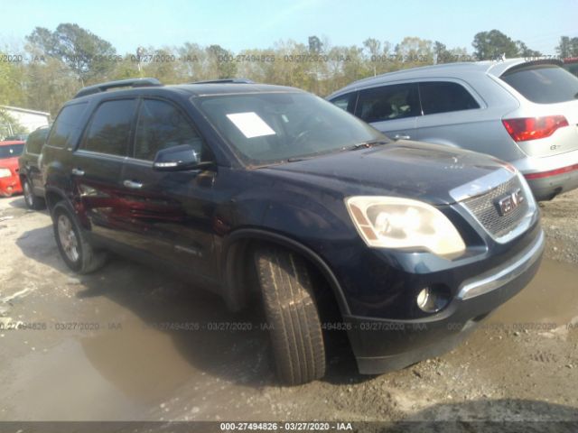 1GKER23737J137734 - 2007 GMC ACADIA SLT-1 Dark Blue photo 1