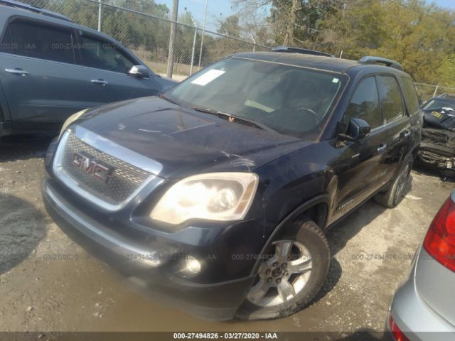 1GKER23737J137734 - 2007 GMC ACADIA SLT-1 Dark Blue photo 2