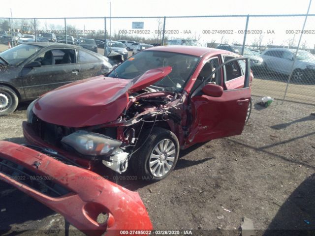 JF1GH61688H823470 - 2008 SUBARU IMPREZA 2.5I Red photo 2