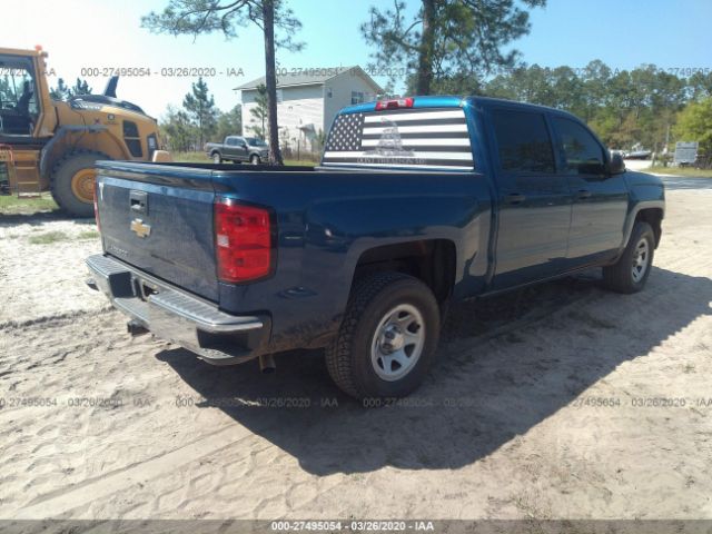 3GCUKNEC1GG328013 - 2016 CHEVROLET SILVERADO K1500/K1500 LS Blue photo 4