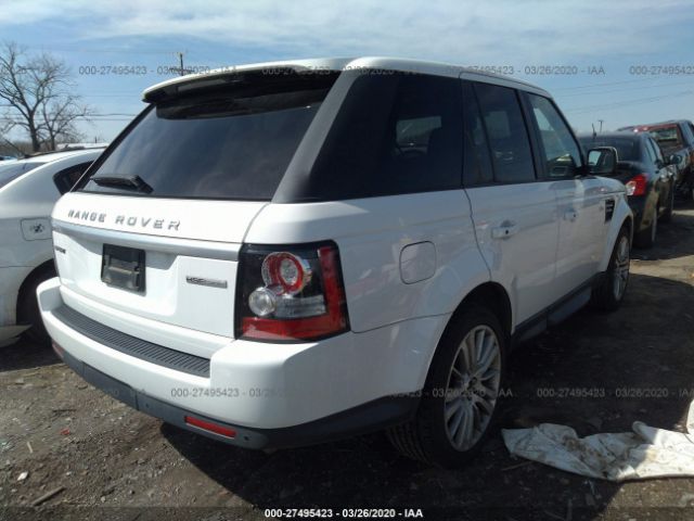 SALSK2D41DA761933 - 2013 LAND ROVER RANGE ROVER SPORT LUX White photo 4