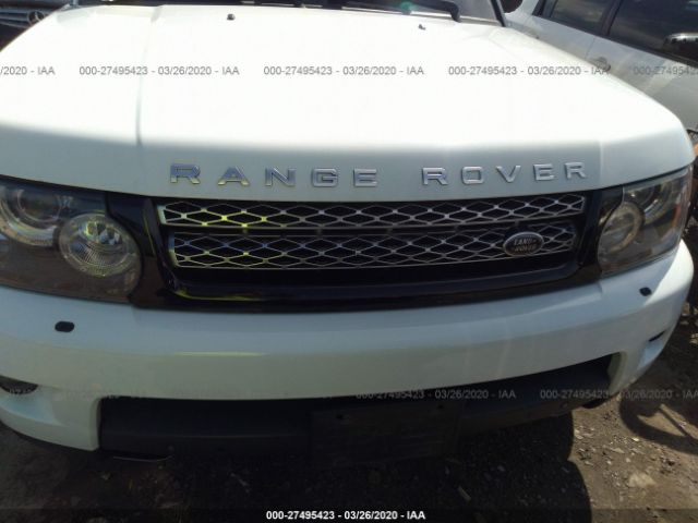 SALSK2D41DA761933 - 2013 LAND ROVER RANGE ROVER SPORT LUX White photo 6