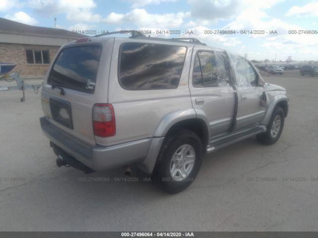 JT3HN87R1X9028651 - 1999 TOYOTA 4RUNNER LIMITED Silver photo 4