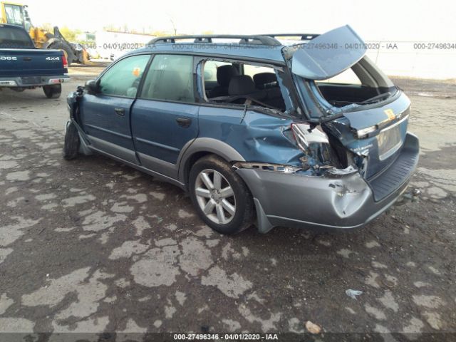 4S4BP61CX87303060 - 2008 SUBARU OUTBACK 2.5I Blue photo 3