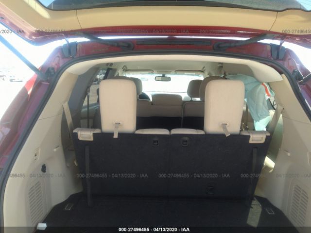 5N1AR2MN3GC634368 - 2016 NISSAN PATHFINDER S/SV/SL/PLATINUM Red photo 8