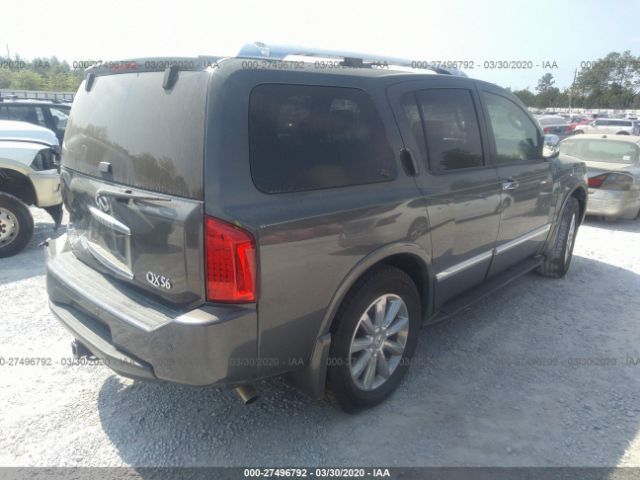 5N3AA08C88N910433 - 2008 INFINITI QX56  Gray photo 4