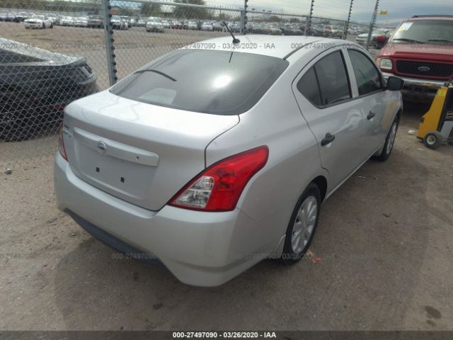 3N1CN7AP0GL842758 - 2016 NISSAN VERSA S/S PLUS/SV/SL Silver photo 4