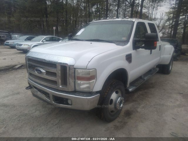 1FTWW33R68EA97255 - 2008 FORD F350 SUPER DUTY White photo 2