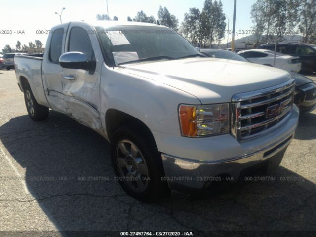 1GTR1VE0XBZ464843 - 2011 GMC SIERRA C1500 SLE White photo 1