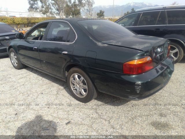 19UUA567XYA026323 - 2000 ACURA 3.2TL  Green photo 3