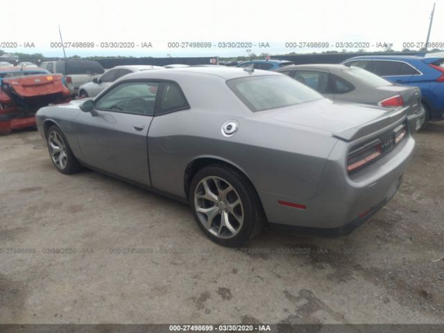 2C3CDZBG6FH788632 - 2015 DODGE CHALLENGER SXT PLUS Silver photo 3