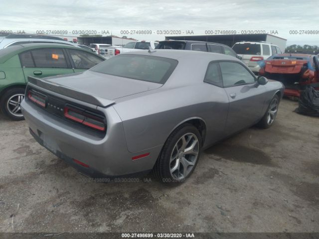 2C3CDZBG6FH788632 - 2015 DODGE CHALLENGER SXT PLUS Silver photo 4