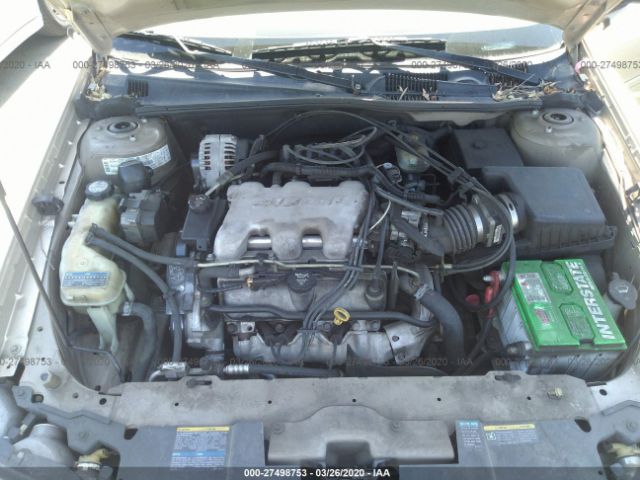 1G1ND52J52M637578 - 2002 CHEVROLET MALIBU  Gold photo 10