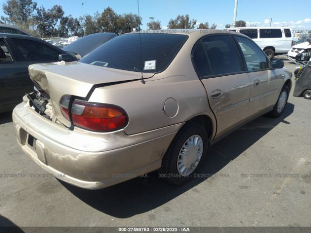 1G1ND52J52M637578 - 2002 CHEVROLET MALIBU  Gold photo 4