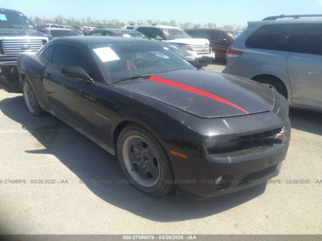 2G1FA1E36D9158170 - 2013 CHEVROLET CAMARO LS Black photo 1