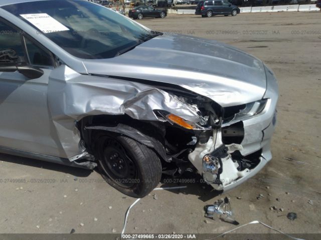 3FA6P0G77DR194367 - 2013 FORD FUSION S Silver photo 6