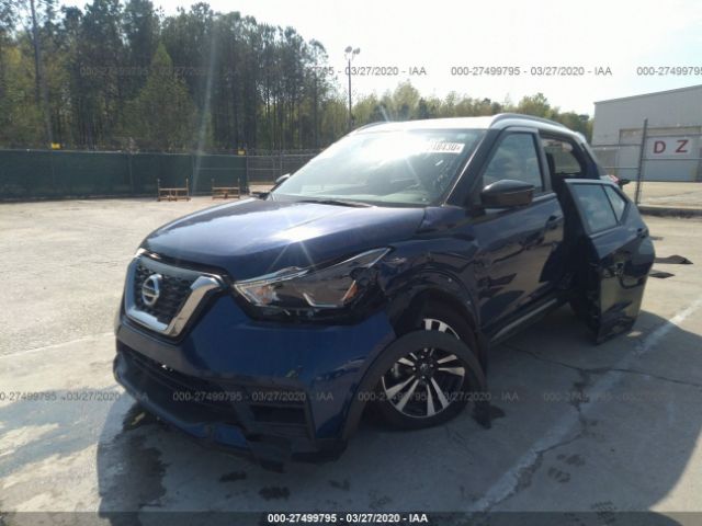 3N1CP5CU1JL506271 - 2018 NISSAN KICKS S/SR/SV Blue photo 2