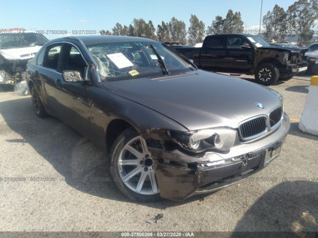 WBAGN635X4DS52747 - 2004 BMW 745 LI Gray photo 1