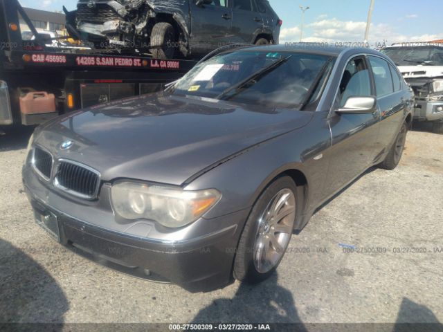 WBAGN635X4DS52747 - 2004 BMW 745 LI Gray photo 2