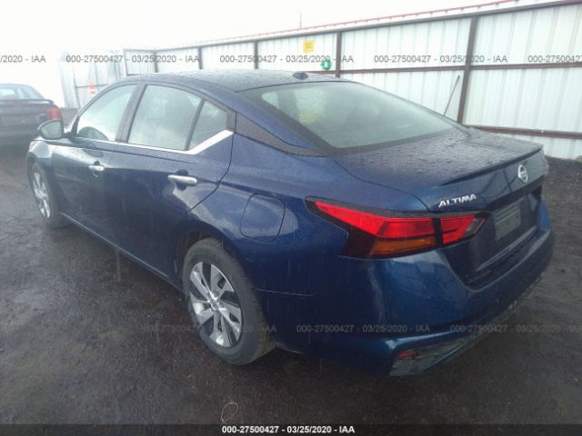 1N4BL4BV8KC242316 - 2019 NISSAN ALTIMA S Blue photo 3