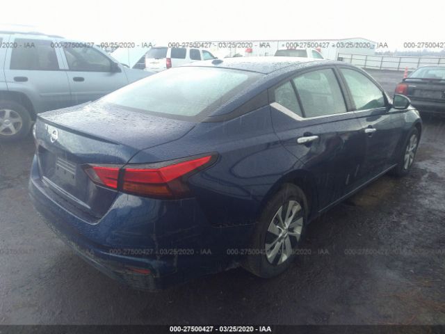 1N4BL4BV8KC242316 - 2019 NISSAN ALTIMA S Blue photo 4